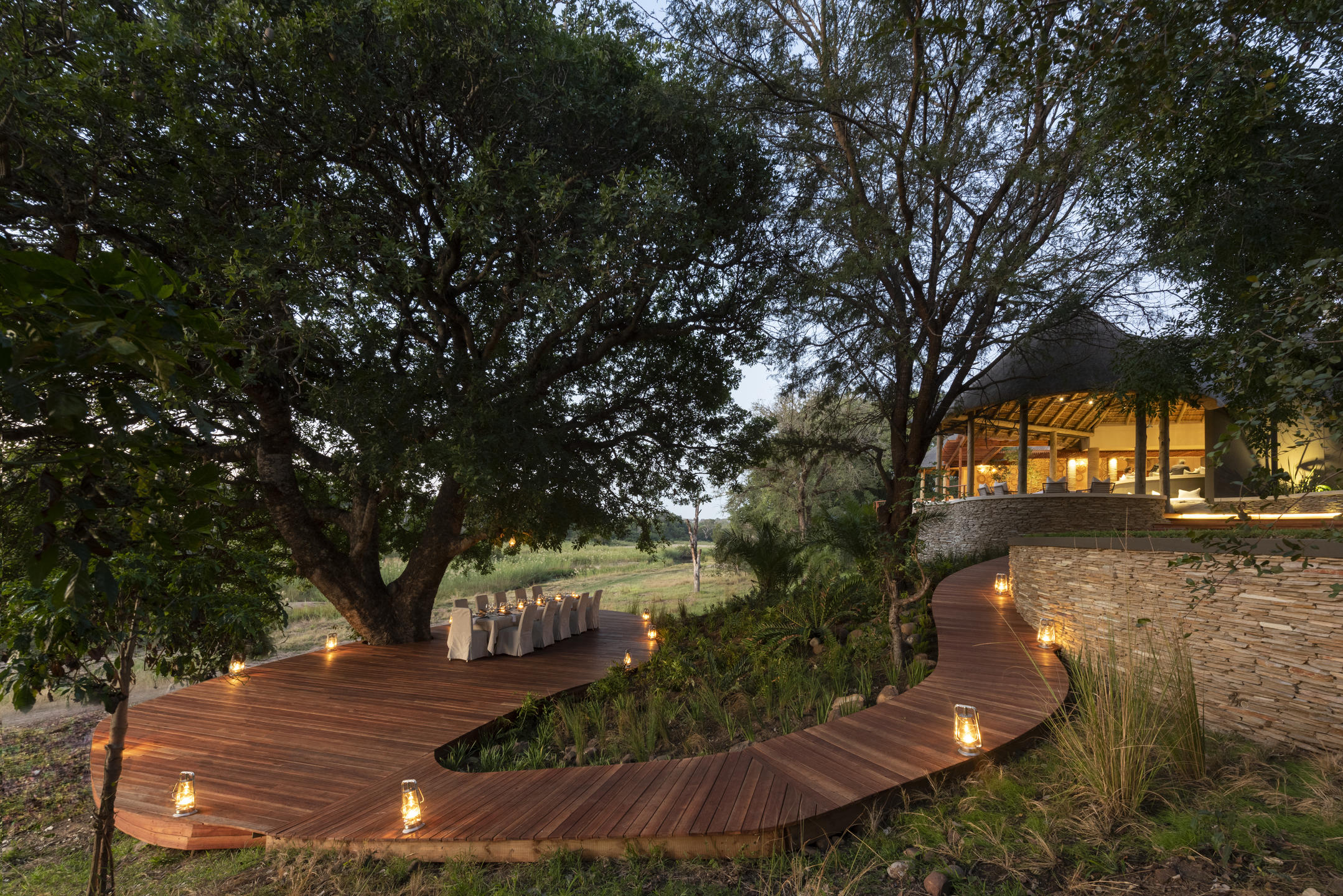 Dulini River Dining Deck